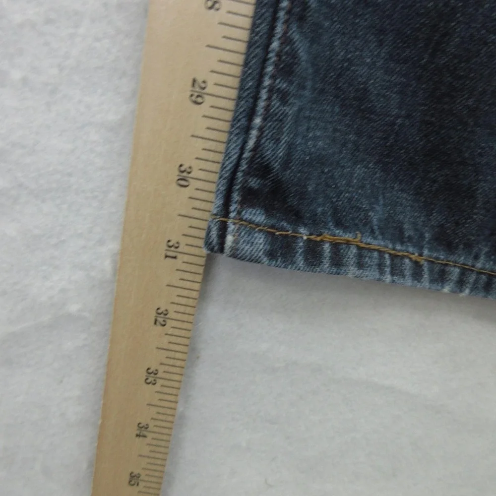 Levis 511 Jeans Mens 36x30 Blue Medium Wash Skinny Fit Denim Cotton Casual Pants